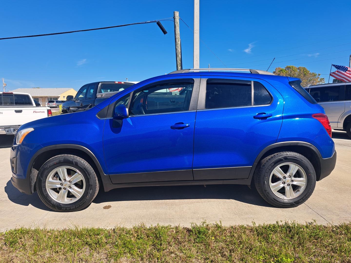 2015 Blue /BLACK Chevrolet Trax (KL7CJRSB5FB) , AUTOMATIC transmission, located at 1181 Aurora Rd, Melbourne, FL, 32935, (321) 241-1100, 28.132914, -80.639175 - Photo#0